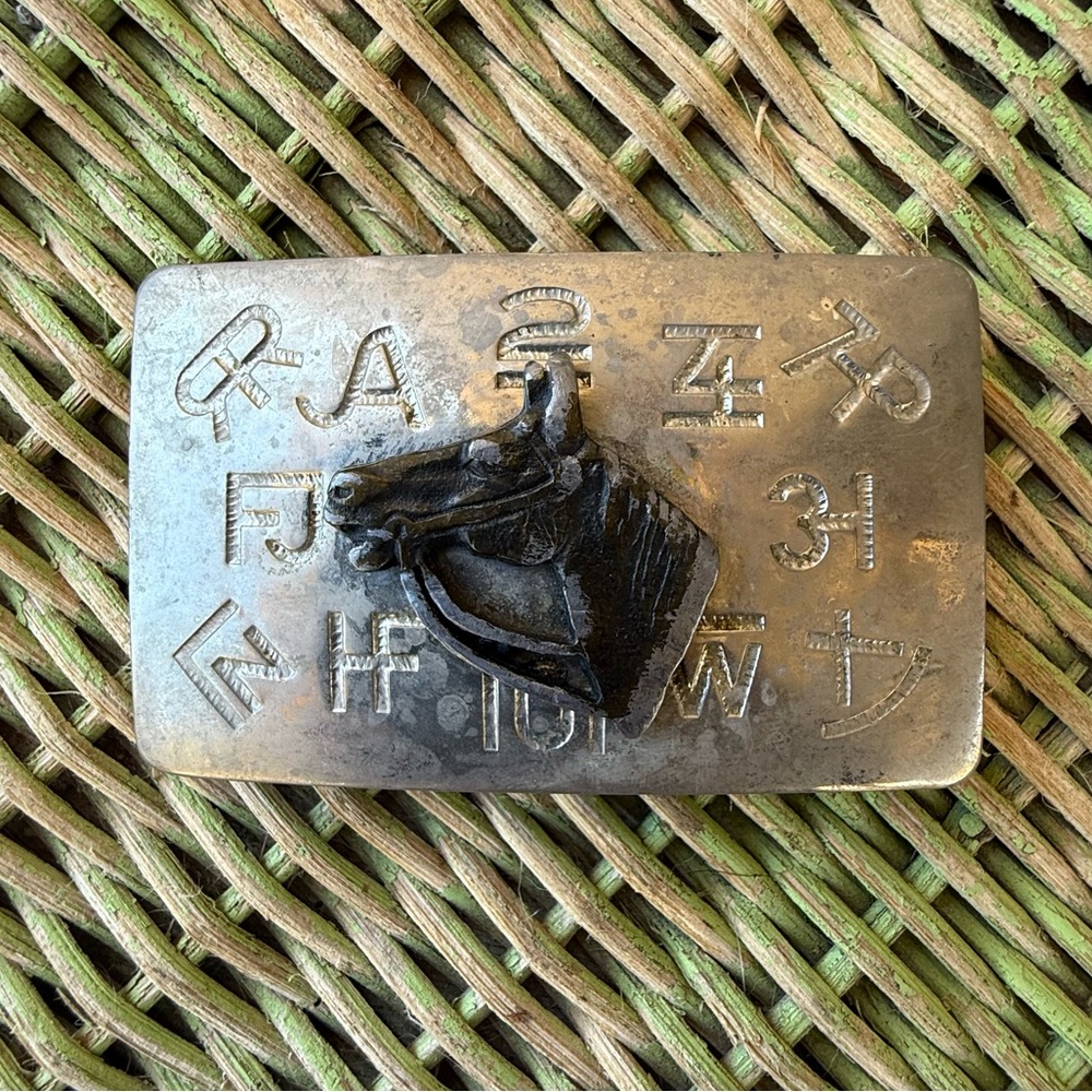 Vintage Chambers Belt Company Belt Buckle